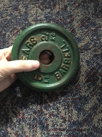 5lb 2.2 kg barbell gym workout weight sears