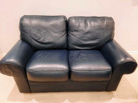 Rawhide Leather Loveseat