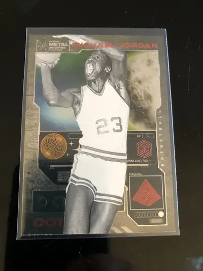 Michael Jordan metal universe champion basketball insert card, View more