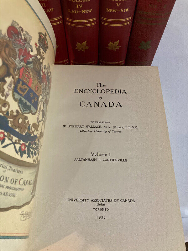 ENCYCLOPEDIA of CANADA. 6 VOL SET. 1940 dans Art et objets de collection  à Ouest de l’Île - Image 4