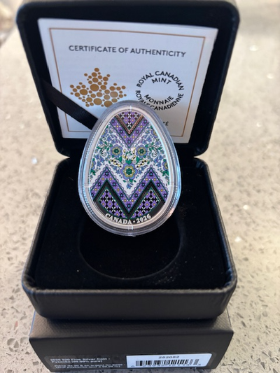2026  Pysanka 1oz Pure Silver coin, View more