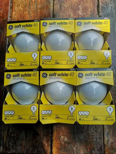 GE Soft White 40 Watt G25 Bulb - Vanity, View more