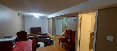 1 Bedroom + 1 Livingroom Basement for Rent in Mississauga.