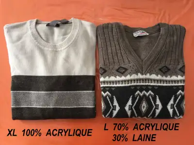 CHANDAILS  5$ CHACUN, View more