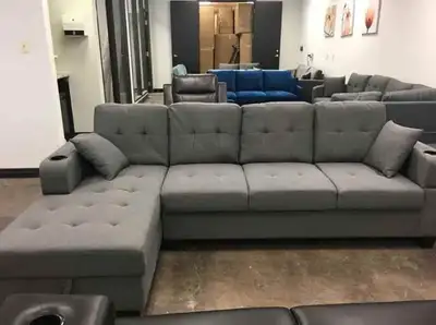 Brand New Modern Comfort L-Shaped Sectional Sofas Low Price Home, View more