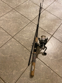 Husky rapala reel& rod.