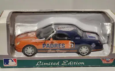 2002 Ford Thunderbird PADRES 1:24 scale diecast model , View more