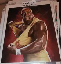 Hulk Hogan signed 8x10 picture COA HOF WWE Wrestling Lutte
