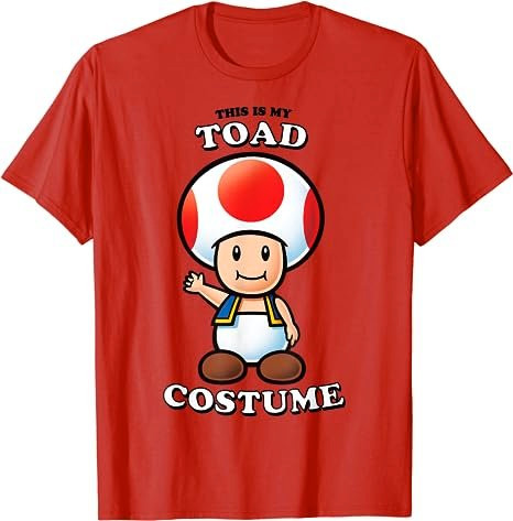 Super Mario This Is My Toad Costume T-Shirt Men's SZ Medium in Men's in City of Toronto