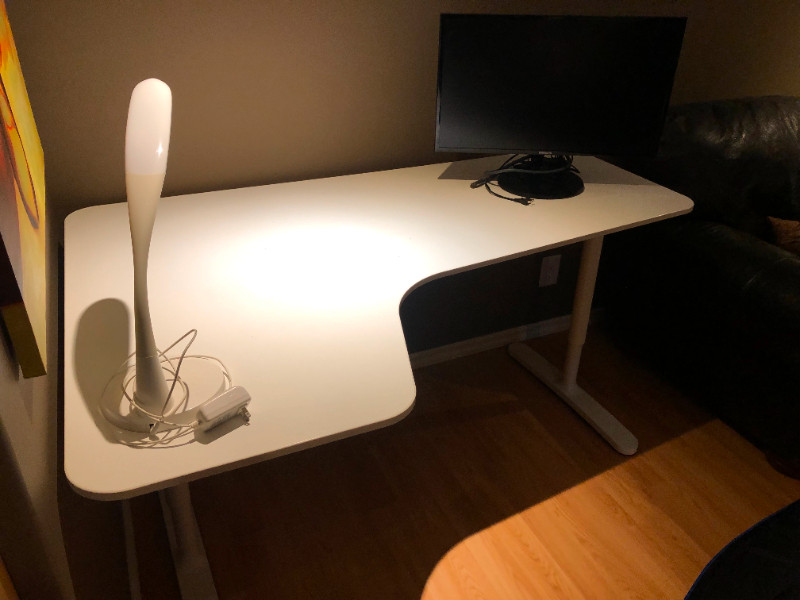 Ikea Bekant Desk (Left Hand) Desks Regina Kijiji