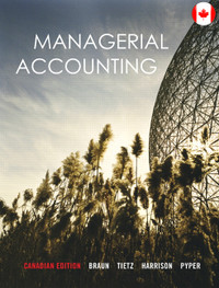 Managerial Accounting 2012 Canadian edition