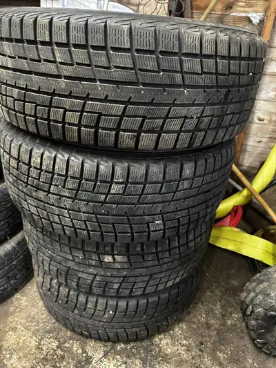 Selling Four Yokohama IceGuard 215/50R18 Winter Tires Measuring 10/32 No Longer Have this Vehicle $6...