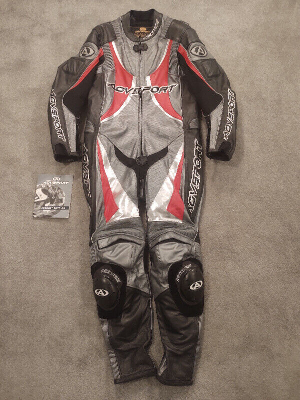 AGV Sport Leather 1-Piece Race Suit, Size 46 US, $400 in Other in Belleville - Image 2