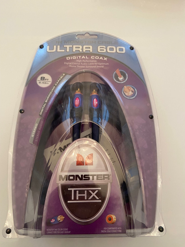 Monster Audio Cables and USB Cable BRAND NEW in General Electronics in Mississauga / Peel Region