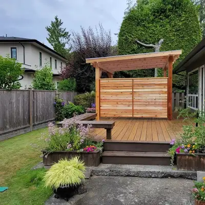 Fence contractor GTA, deck builder Toronto, fence installation near me, deck repair GTA, backyard re...