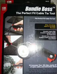 Cable tie tool package, new unused, $125