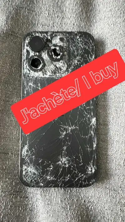 J'achète vos iphone bloque ou brise , View more