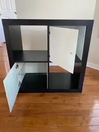 IKEA cabinet with doors. 