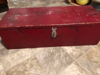 Antique storage or tool box
