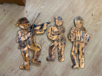 Kilteel Coppercraft Traditional Irish Musicians Copper 3D Wall