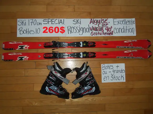 Plusieurs ensembles ski alpin twin tip titanium 165 168 170 cm in Ski in Drummondville - Image 6