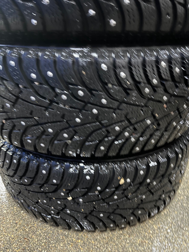 205/55r16 Studded Winter tires + rims (5x100 Bolt pattern) in Tires & Rims in Winnipeg - Image 4