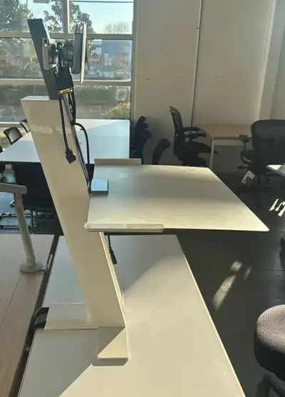 Humanscale Quickstand Dual Monitor Sit/Stand Desk Solution, View more