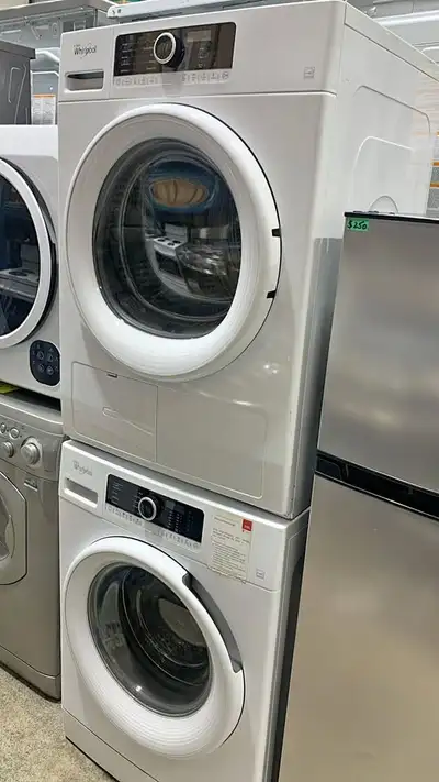 Whirlpool 24” Washer & Dryer Front Load Set – White – $900, View more