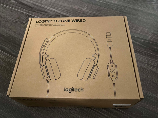 Logitech Zone Wired Headset USB-C (Unopened) in Speakers, Headsets & Mics in City of Toronto - Image 2