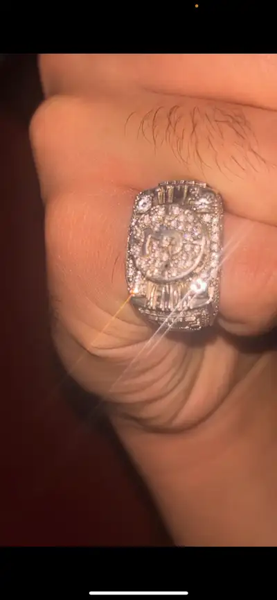 TIME=MONEY VVS iced out custom ring, View more