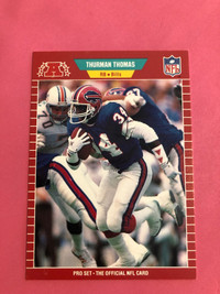 1989 Pro Set Thurman Thomas Rookie Card 