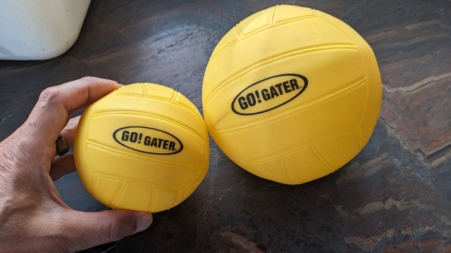 x2 Spikeball Large Small Balls + pump - Price for both $2 in Other in Oakville / Halton Region