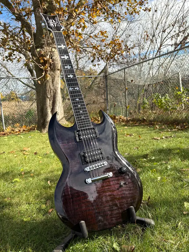 Clarke Customs- Prototype Sabbath SG in Guitars in Markham / York Region - Image 2