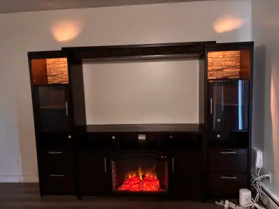 Tv stand with cabinet, View more