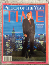 Time Magazine Rudy Giuliani 2001 Person Of The Year
