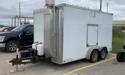 FOR SALE, AS IS - PRICE DROP - 14FT 2014 Forest River Cargo Mate Enclosed trailer Alloy/STEEL Rim Re...