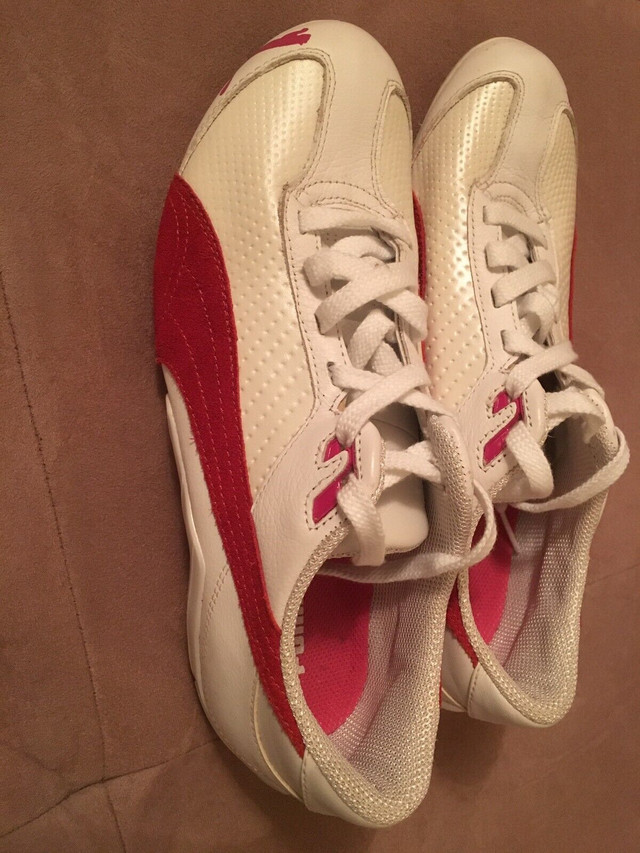 Puma white , red shoes great condition great for spring ,summer in Men's Shoes in London - Image 3
