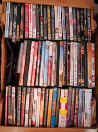 Box full of dvd's