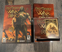 Lord of the Rings: War of the Ring PC w/ Box, Manual, 2-Discs