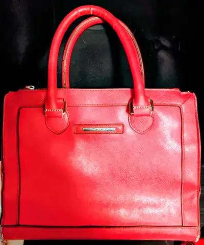 Aldo Handbag -Darker Red than photo, View more