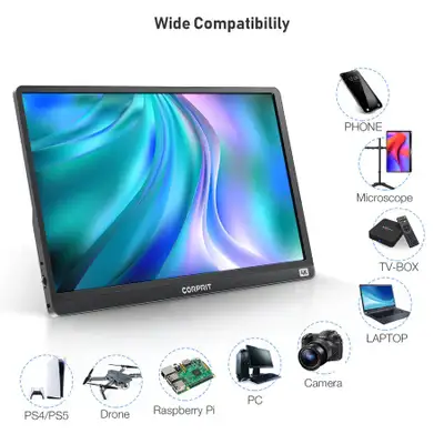 Portable 4K Monitor 15.6 Inches, View more