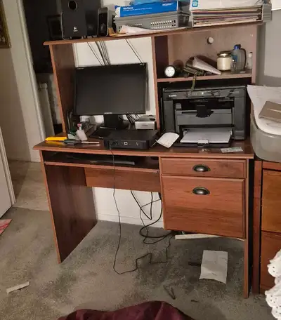 solid wood desk, View more