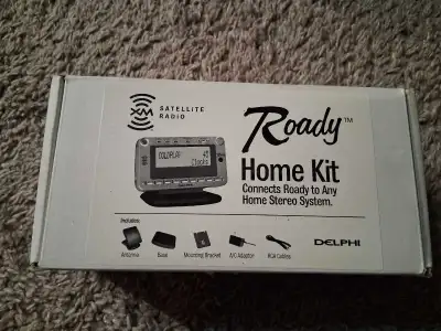 Delphi Roady Home Kit satellite radio, View more
