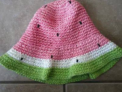 Gymboree Size 2T-5T Watermelon Straw Hat, View more