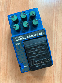 Ibanez PC10 prime dual chorus pedal Guitar bass- made in Japan