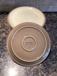 DENBY brown/beige plates