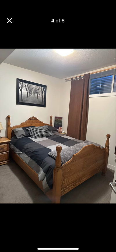 1 bedroom furnished with 1 closets private bathroom gets ur own full fridge and office space shared...