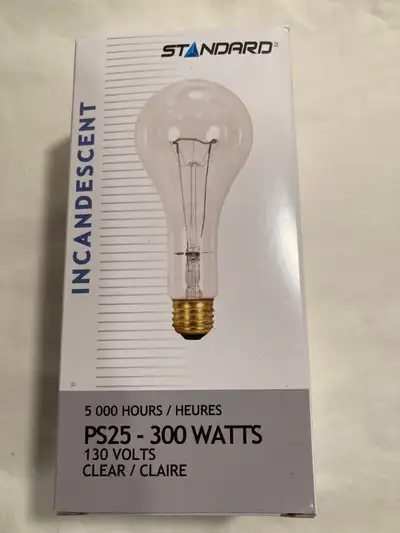 300 Watt Incandascent Light Bulbs, View more