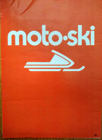 1973 Moto-Ski Snowmobile Brochure