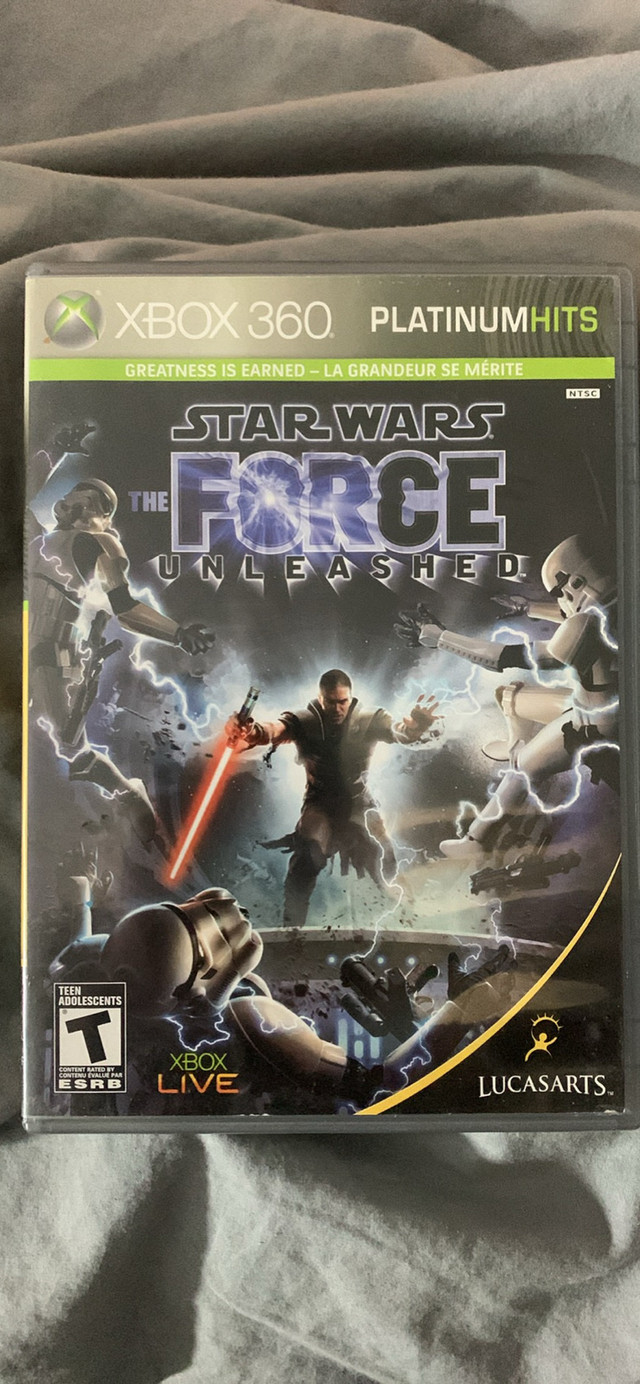 Star Wars The Force Unleashed Xbox 360 in XBOX 360 in Lethbridge